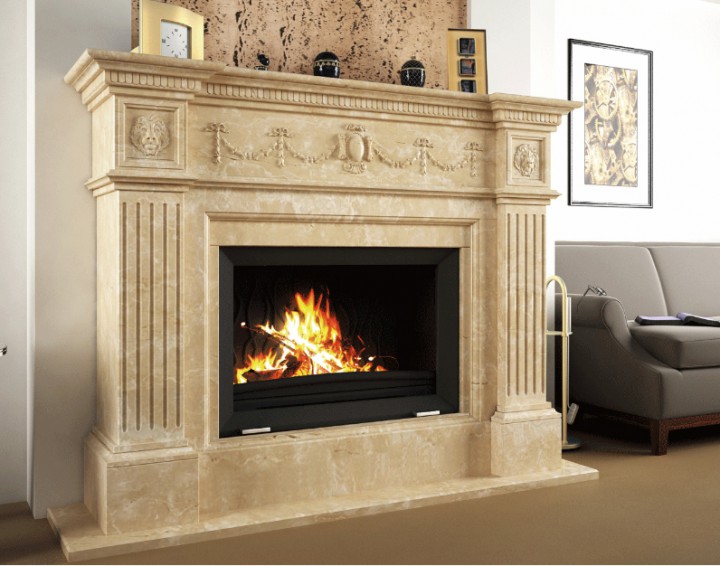 Портал для каміна (облицювання) Амстердам Crema Marfil